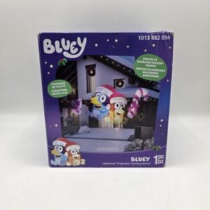 Bluey Christmas Lightshow Projection Swirling Storm LED Outdoor Indoor Projector